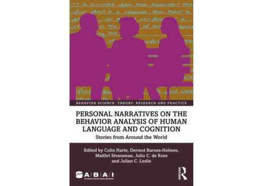 a square graphic representing PRE ORDER - Personal Narratives on the Behavior Analysis of Human Language and Cognition: Stories from Around the World